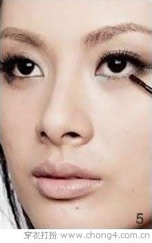 楚楚动人 下眼睑眼妆画法