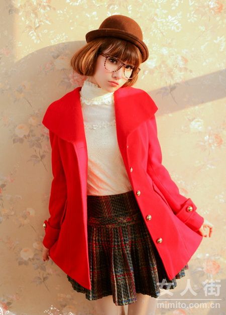 过年要穿红!春节20款红色服装搭配